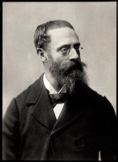 Portrait of Francis Tattegrain, French painter by French Photographer